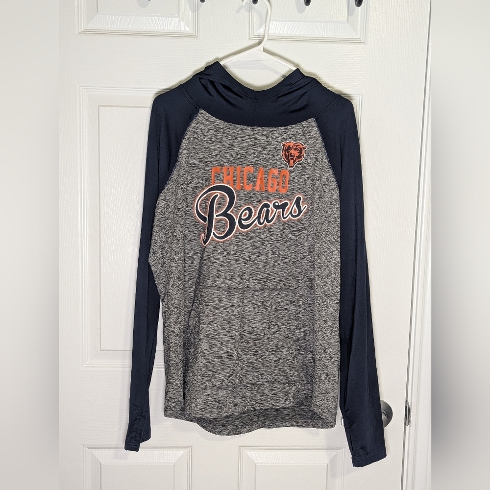Chicago Bears Women’s Hoodie NFL Football Long Sleeve Hoodie XXL